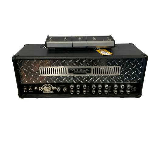 Vist Large View of Product Image Which is Used Mesa Boogie DUAL RECTIFIER SILVER FACE Tube Guitar Amplifier Head