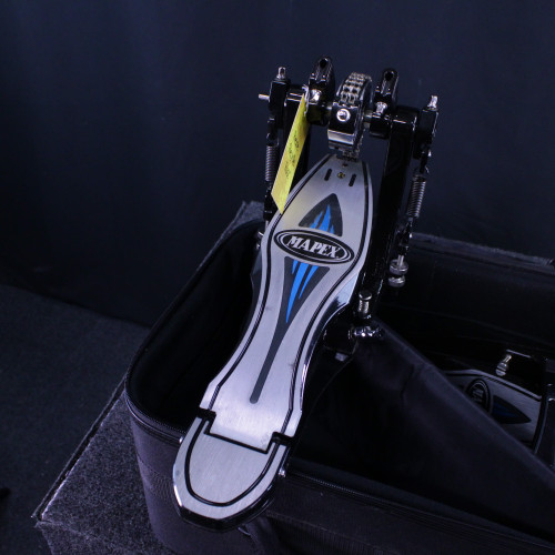 Vist Large View of Product Image Which is Used Mapex FALCON DOUBLE PEDAL W/BAG Kick Drum Pedal