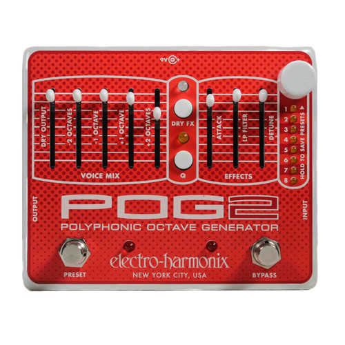 Vist Large View of Product Image Which is Used Electro Harmonix (E/H) POG2 Octave Pedal