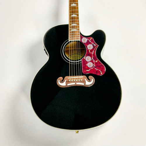 Vist Large View of Product Image Which is Used Epiphone J-200EC Acoustic Guitar Black