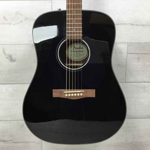 Vist Large View of Product Image Which is Used Fender CD-60 Dreadnought Laminate Top Acoustic Guitar Black