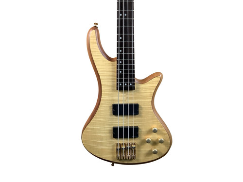 Vist Large View of Product Image Which is Used Schecter DIAMOND SERIES CUSTOM 4 Bass Guitar Natural 4-String