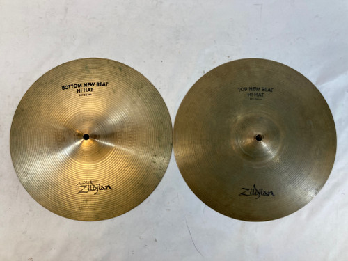 Vist Large View of Product Image Which is Used Zildjian 14" New Beat Hi Hat Cymbals