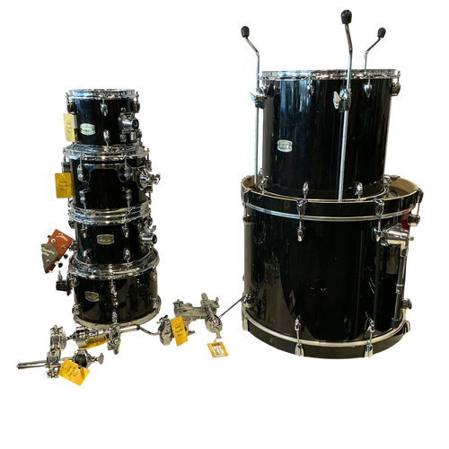 Vist Large View of Product Image Which is Used Yamaha 6PC STAGE CUSTOM BIRCH W/HARDWARE Drum Shell Kit Black