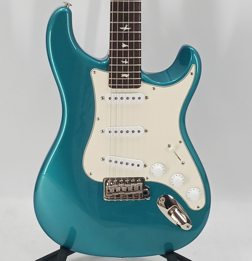 Vist Large View of Product Image Which is Used Paul Reed Smith - PRS SILVER SKY DODGEM BLUE S Type Electric Guitar Green 6-String