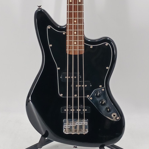 Vist Large View of Product Image Which is Used Squier VINTAGE MOD JAGUAR SPECIAL SS Bass Guitar Black 4-String