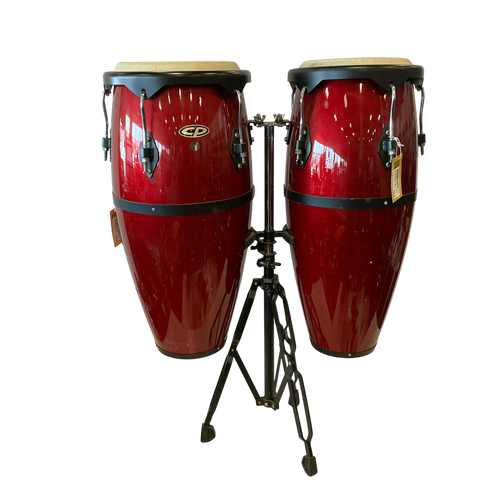 Vist Large View of Product Image Which is Used Latin Percussion - LP CP CONGAS W/STAND Conga