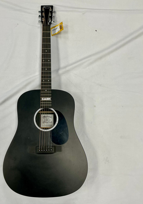 Vist Large View of Product Image Which is Used Martin DX JOHHNY CASH Laminate Top Acoustic Guitar Black