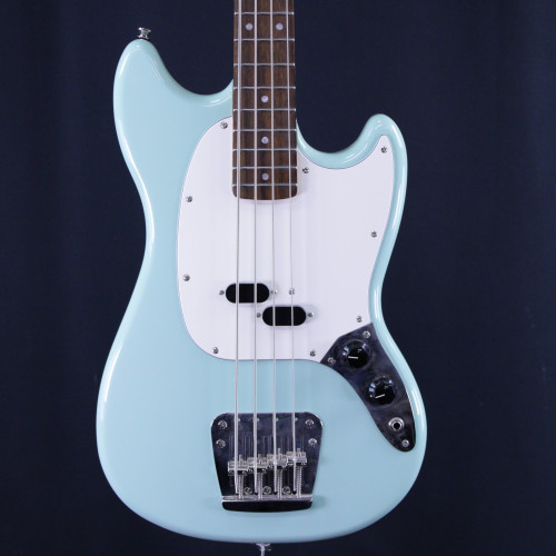 Vist Large View of Product Image Which is Used Squier CLASSIC VIBE MUSTANG BASS Bass Guitar Blue 4-String