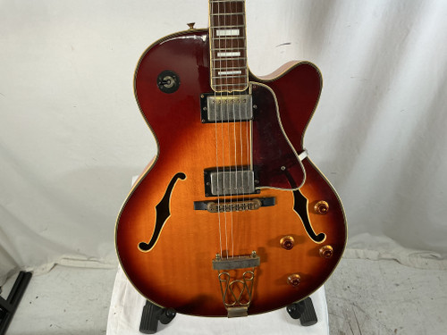 Vist Large View of Product Image Which is Used Epiphone JOE PASS EMPEROR II Semi-Hollow Electric Guitar Cherry Sunburst 6-String