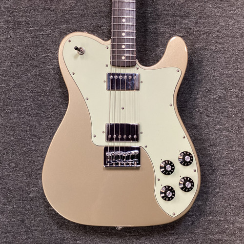 Vist Large View of Product Image Which is Used Fender CHRIS CHIFLETT TELECASTER DLX T Type Electric Guitar Goldtop 6-String