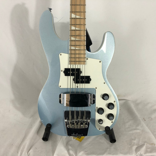 Vist Large View of Product Image Which is Used Jackson X SERIES CONCERT BASS CBXDX IV M Bass Guitar Blue 4-String