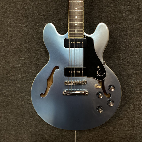 Vist Large View of Product Image Which is Used Epiphone ES-339 P90 PRO Semi-Hollow Electric Guitar Blue 6-String