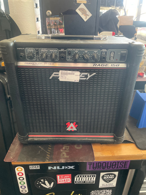 Vist Large View of Product Image Which is Used Peavey RAGE 158 1 x 8 Solid State Amplifier 1 x 8