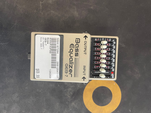 Vist Large View of Product Image Which is Used Boss GEB-7 EQ Pedal