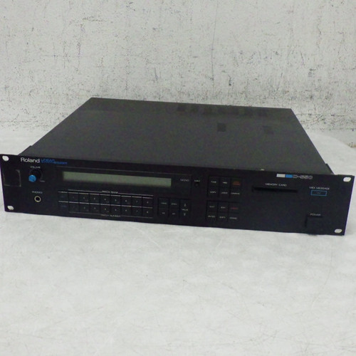 Vist Large View of Product Image Which is Used Roland D-550 Linear Synth Vintage Rackmount Synthesizer  