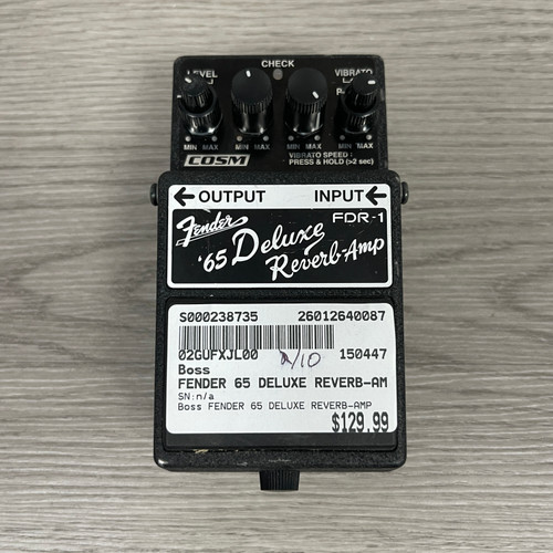 Vist Large View of Product Image Which is Used - Boss FENDER 65 DELUXE REVERB-AMP - Amp Modeling Pedal