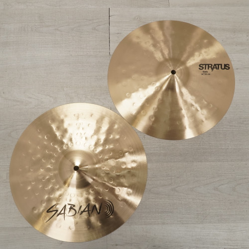 Vist Large View of Product Image Which is Used Sabian Stratus Hi Hat Cymbals 14 - Inch