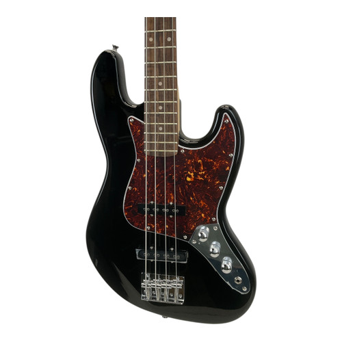 Vist Large View of Product Image Which is Used Nashville Guitarworks NGW225BK J Type Bass Guitar Black 4-String