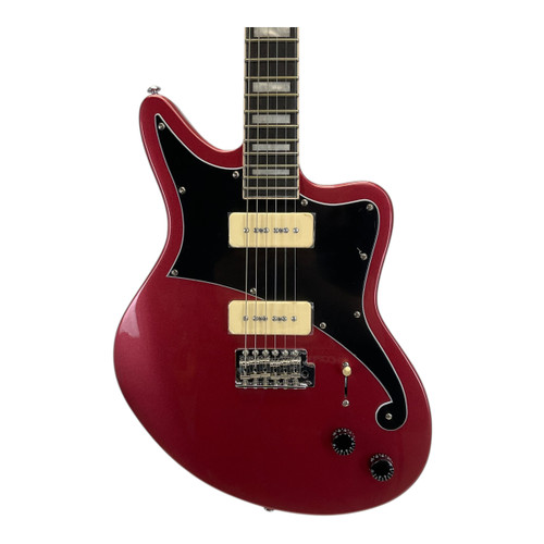 Vist Large View of Product Image Which is Used D'angelico Premier Bedord Offset Double Cutaway Electric Guitar Red 6-String