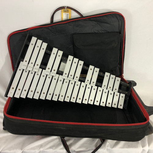 Vist Large View of Product Image Which is Used Vic Firth BELL KIT W/ STAND + PRACTICE PAD Bell Kit in Gig Bag