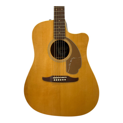 Vist Large View of Product Image Which is Used Fender Redondo Player Solid Top Acoustic Guitar Natural