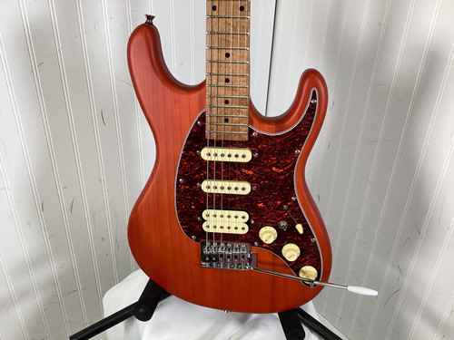 Vist Large View of Product Image Which is Used STRAT COPY Offset Double Cutaway Electric Guitar Orange 6-String