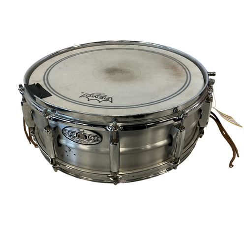 Vist Large View of Product Image Which is Used Pearl 14IN SENSITONE HERITAGE STEEL Metal Snare Drum 14"