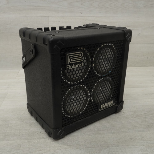 Vist Large View of Product Image Which is Used Roland Micro Cube Bass Rx Bass Combo Amplifier