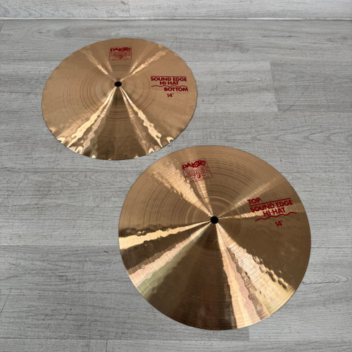 Vist Large View of Product Image Which is Used Paiste 2002 Series Sound Edge Hi-hats- 14-inch