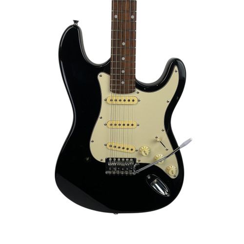 Vist Large View of Product Image Which is Used Spectrum STRAT COPY S Type Electric Guitar Black 6-String