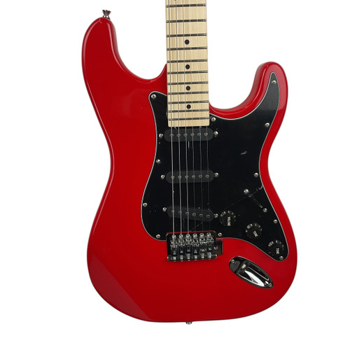 Vist Large View of Product Image Which is Used Glarry GST STRAT S Type Electric Guitar Red 6-String
