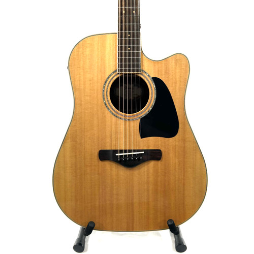 Vist Large View of Product Image Which is Used Ibanez AW535CE NT Solid Top Acoustic Guitar