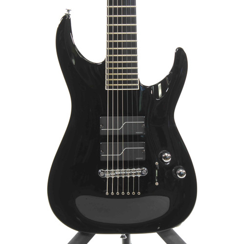 Vist Large View of Product Image Which is Used ESP STEFB7 Modern Metal Electric Guitar Black 7-String