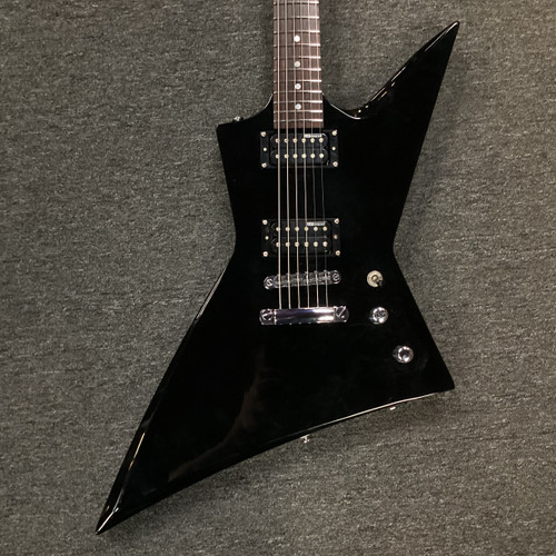 Vist Large View of Product Image Which is Used LTD EX50 Modern Metal Electric Guitar Black 6-String