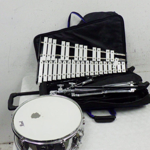 Vist Large View of Product Image Which is Used Mapex Bell Set and Snare Kit in Gig Bag