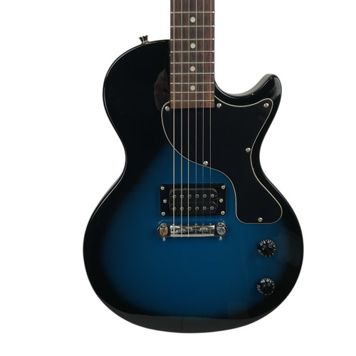 Vist Large View of Product Image Which is Used Maestro LES PAUL LP Type Electric Guitar Blue 6-String