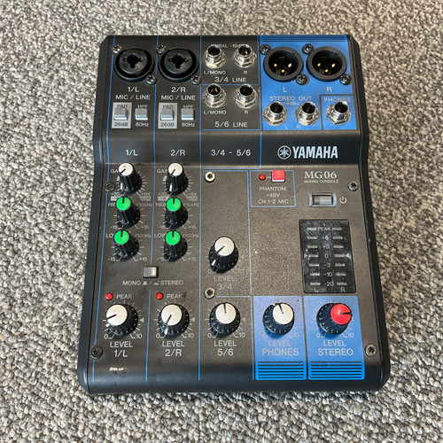 Vist Large View of Product Image Which is Used YAMAHA MG06 Compact Mixer