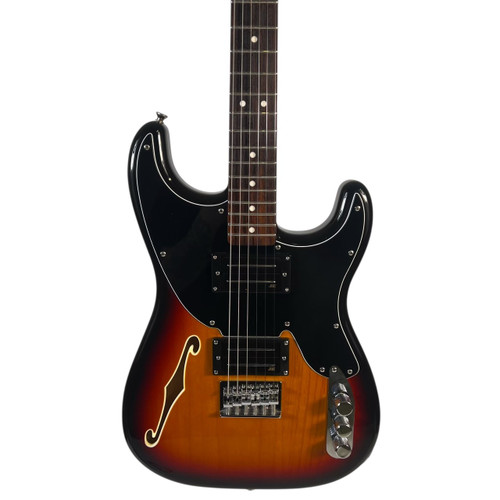Vist Large View of Product Image Which is Used 2010 Fender Pawn Shop ’72 Thinline Telecaster – Semi-Hollow Tele Electric Sunburst