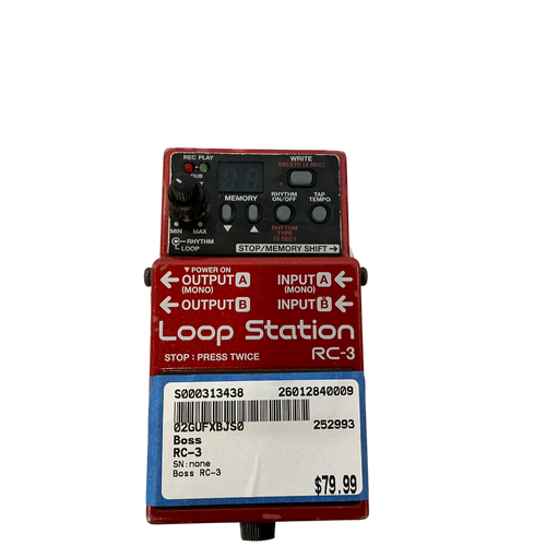Vist Large View of Product Image Which is Used Boss RC-3 Looper Pedal