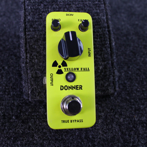 Vist Large View of Product Image Which is Used Donner YELLOW FALL DELAY PEDAL Delay Pedal