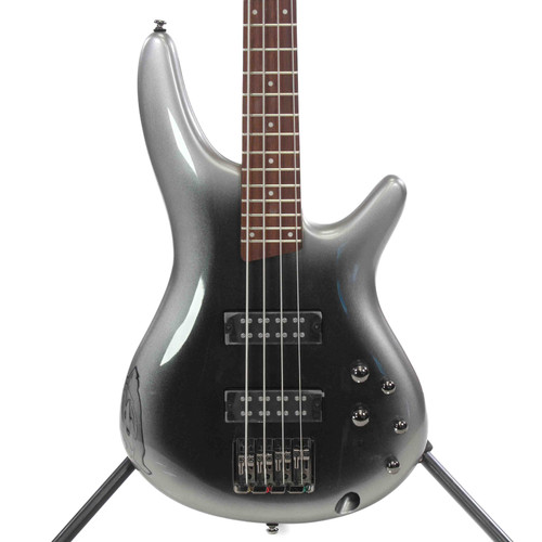 Vist Large View of Product Image Which is Used Ibanez SR300E MGB Modern Metal Bass Guitar Silver/Gray 4-String