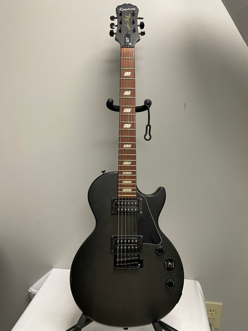 Vist Large View of Product Image Which is Used Epiphone LES PAUL GT LP Type Electric Guitar Black 6-String