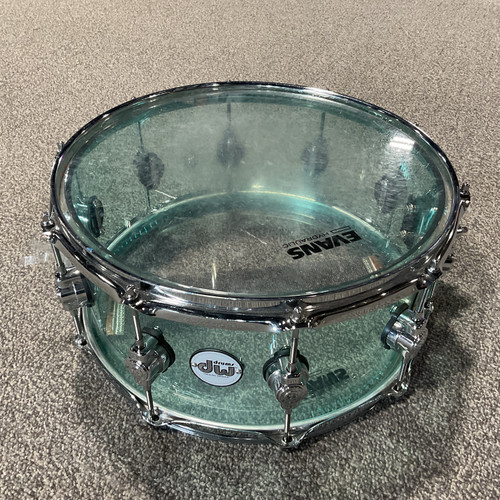 Vist Large View of Product Image Which is Used DW DESIGN SERIES ACRYLIC 14 X 6.5 Snare Drum