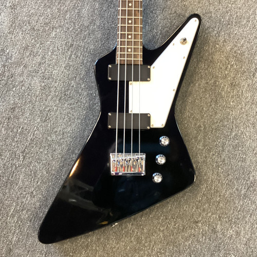 Vist Large View of Product Image Which is Used Hamer HAMER STANDARD EXPLORER 4 BASS Bass Guitar Black 4-String