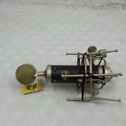 Vist Large View of Product Image Which is Used Blue Baby Bottle with Shock Mount Condenser Microphone