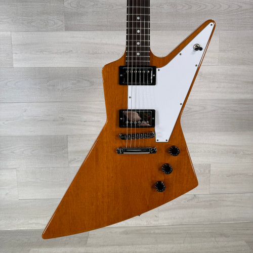 Vist Large View of Product Image Which is Used Gibson Explorer Electric Guitar - Antique Natural - Case Included
