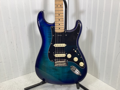 Vist Large View of Product Image Which is Used Fender PLAYER II HSS STRAT LE S Type Electric Guitar Blue 6-String