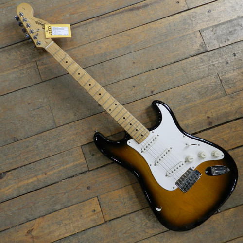 Vist Large View of Product Image Which is Used Squier AFFINITY STRAT S Type Electric Guitar Tobacco Sunburst 6-String