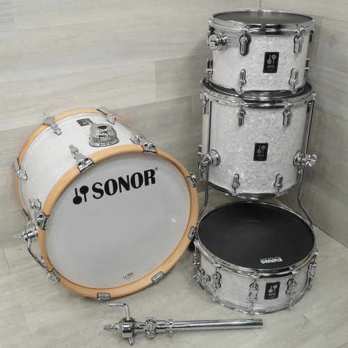 Vist Large View of Product Image Which is Used Sonor AQ2 Drum Shell Kit White